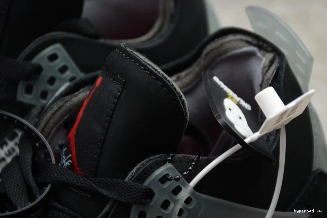 Jordan Retro Off CV9388-001 Bred Air 4 White x 0825
